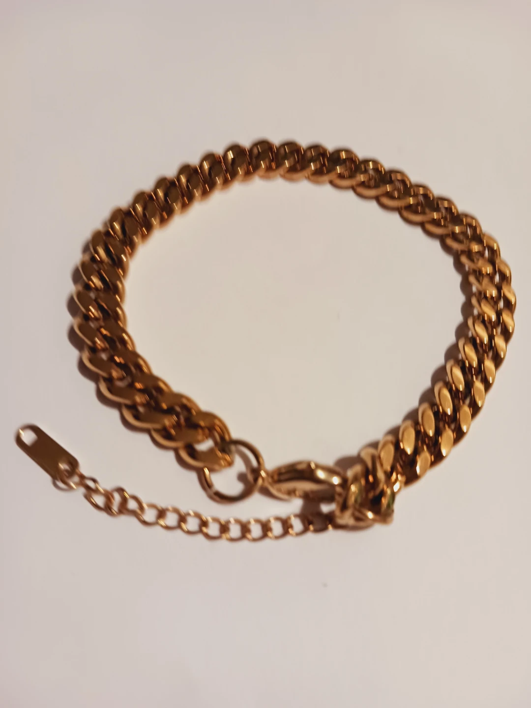 Gold Tone Chain Bracelet