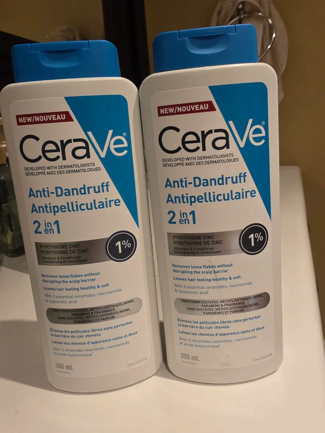 CeraVe Anti-Dandruff 2-in-1 Shampoo & Conditioner
