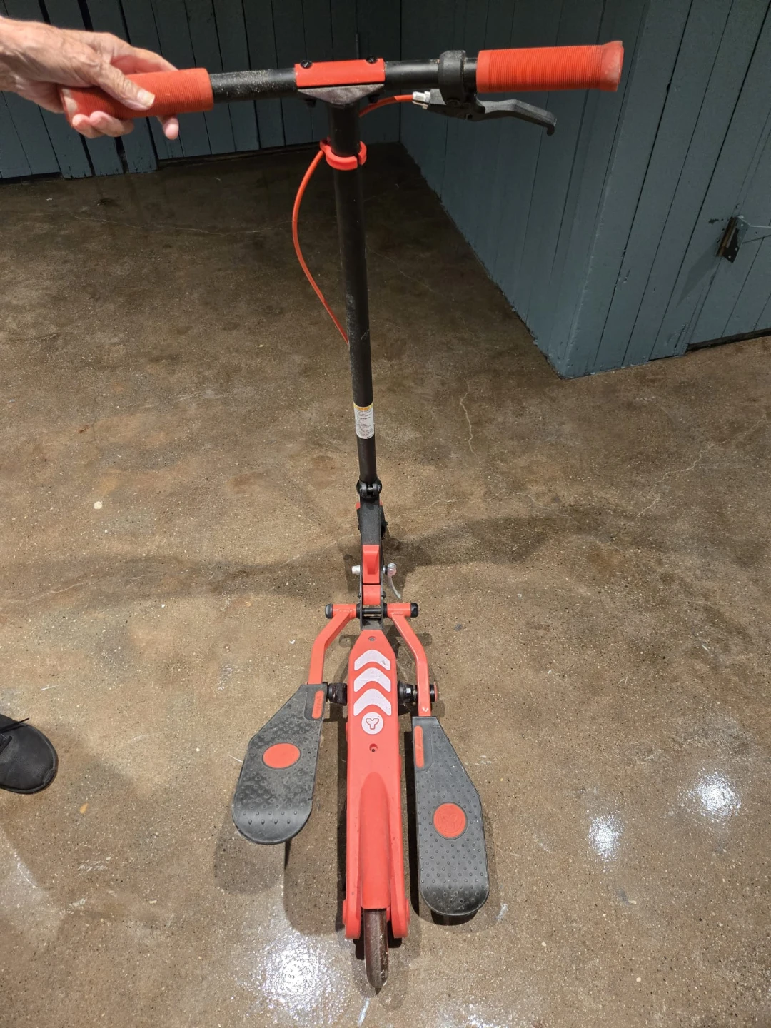 Red and Black Scooter