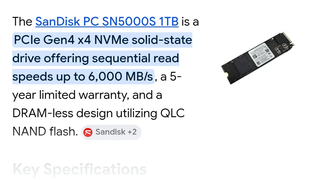 WD  NVMe SSD 1TB - photo 3