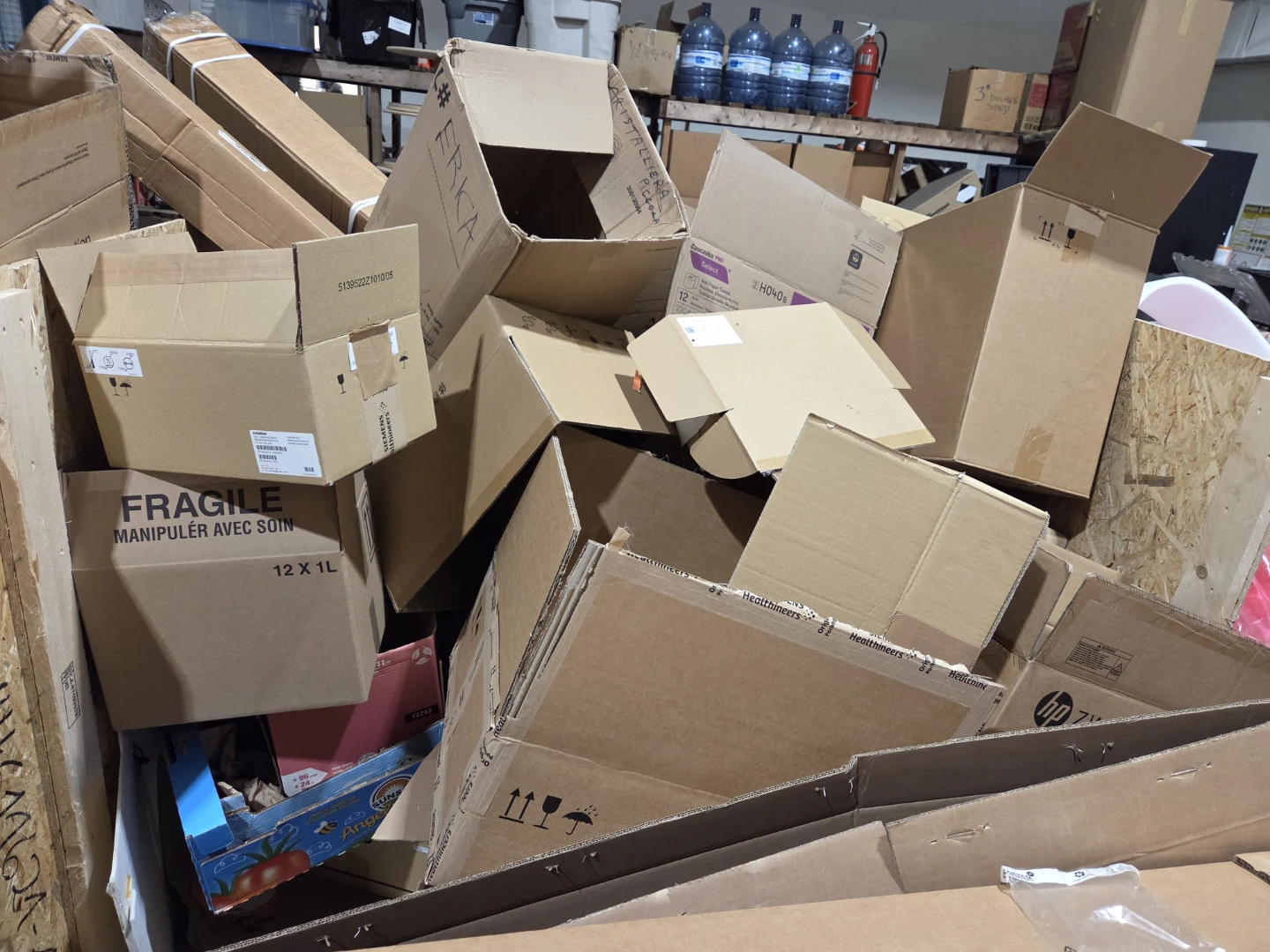 #freecycle  Cardboard and foam- Variety of Sizes - photo 3