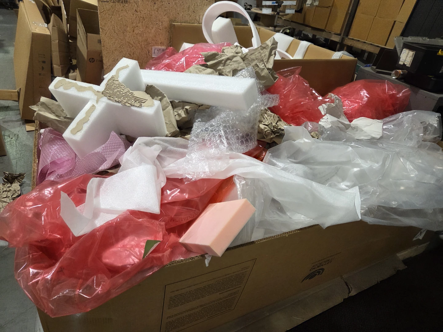 #freecycle  Cardboard and foam- Variety of Sizes - photo 5