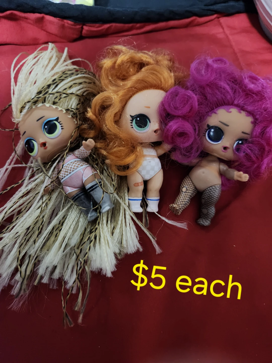 $5 each lol surprise dolls