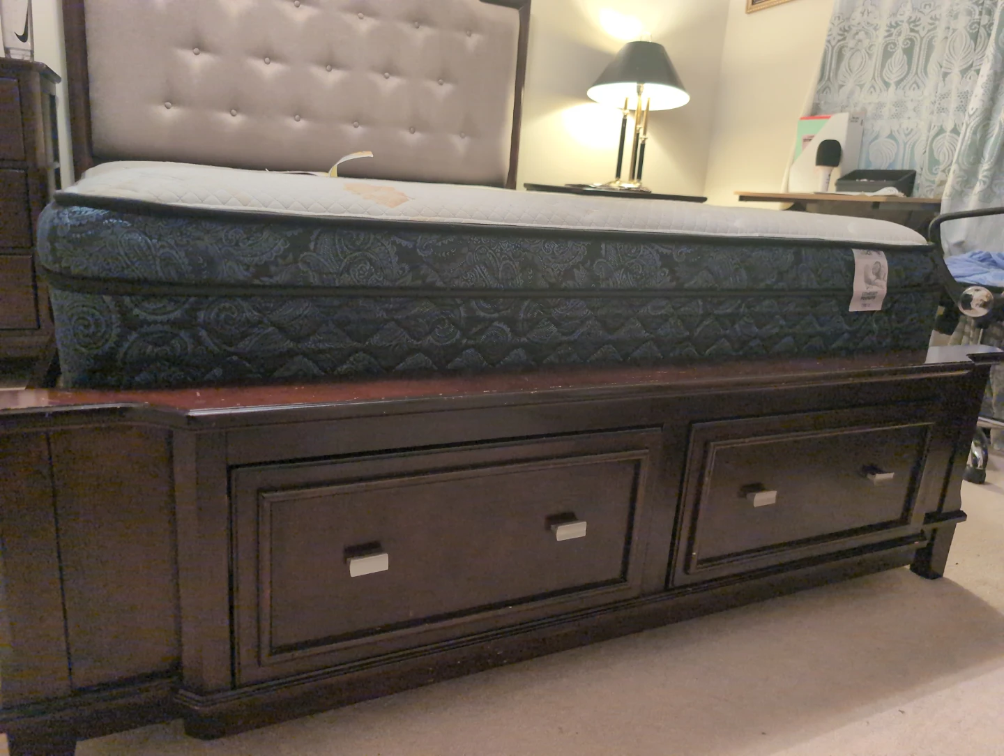 Tufted Upholstered Headboard