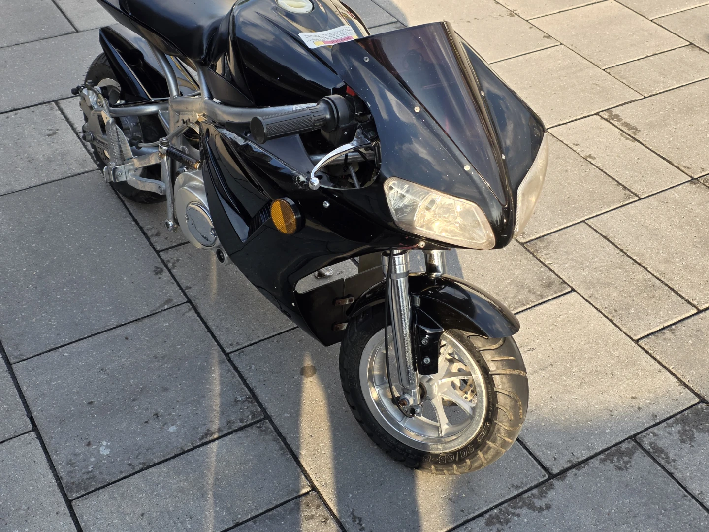 110cc 4-stroke X7 Super Pocket bike Semi-automatic 4 speed - photo 2
