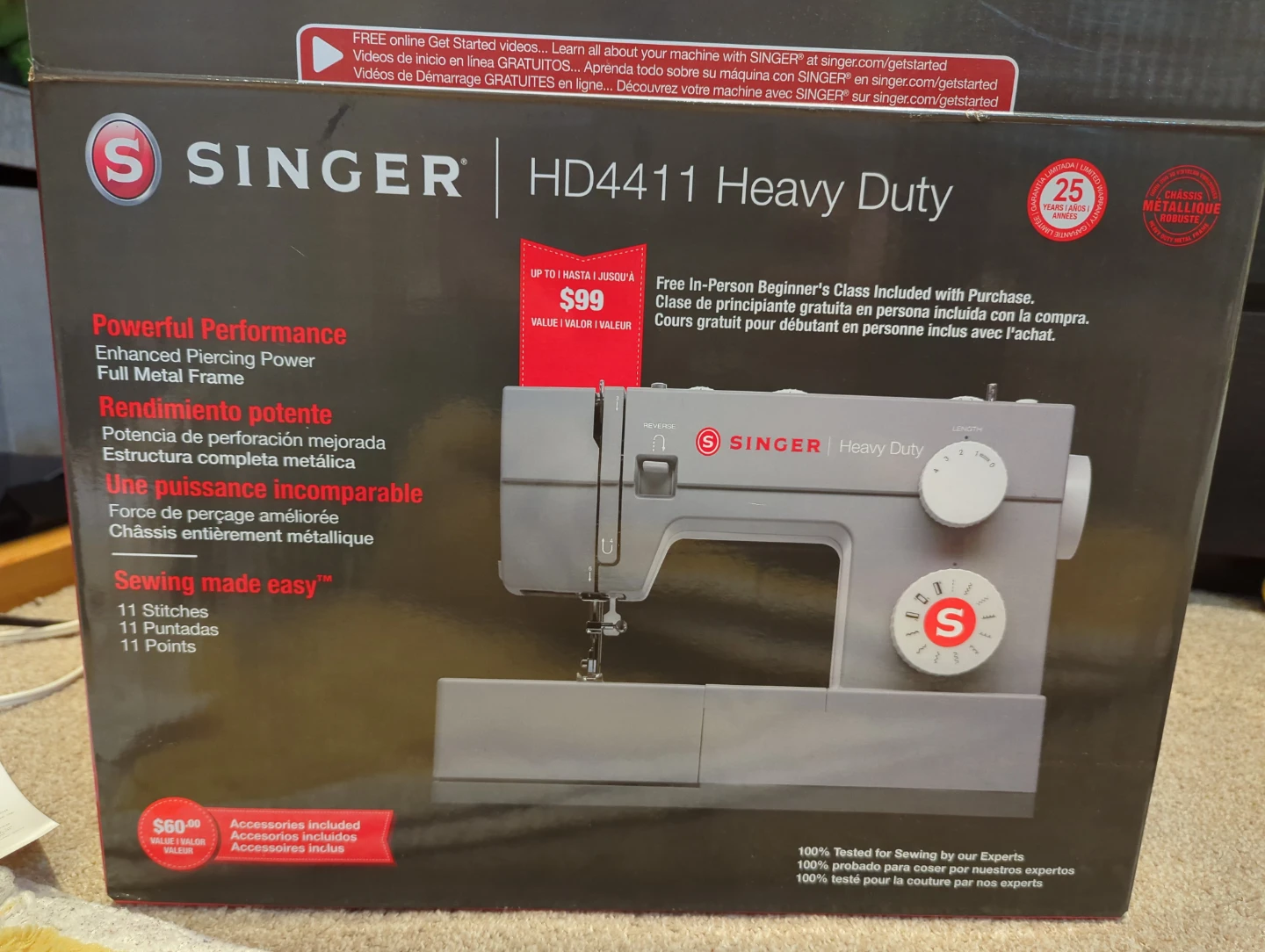 Singer Heavy Duty Machine - photo 2
