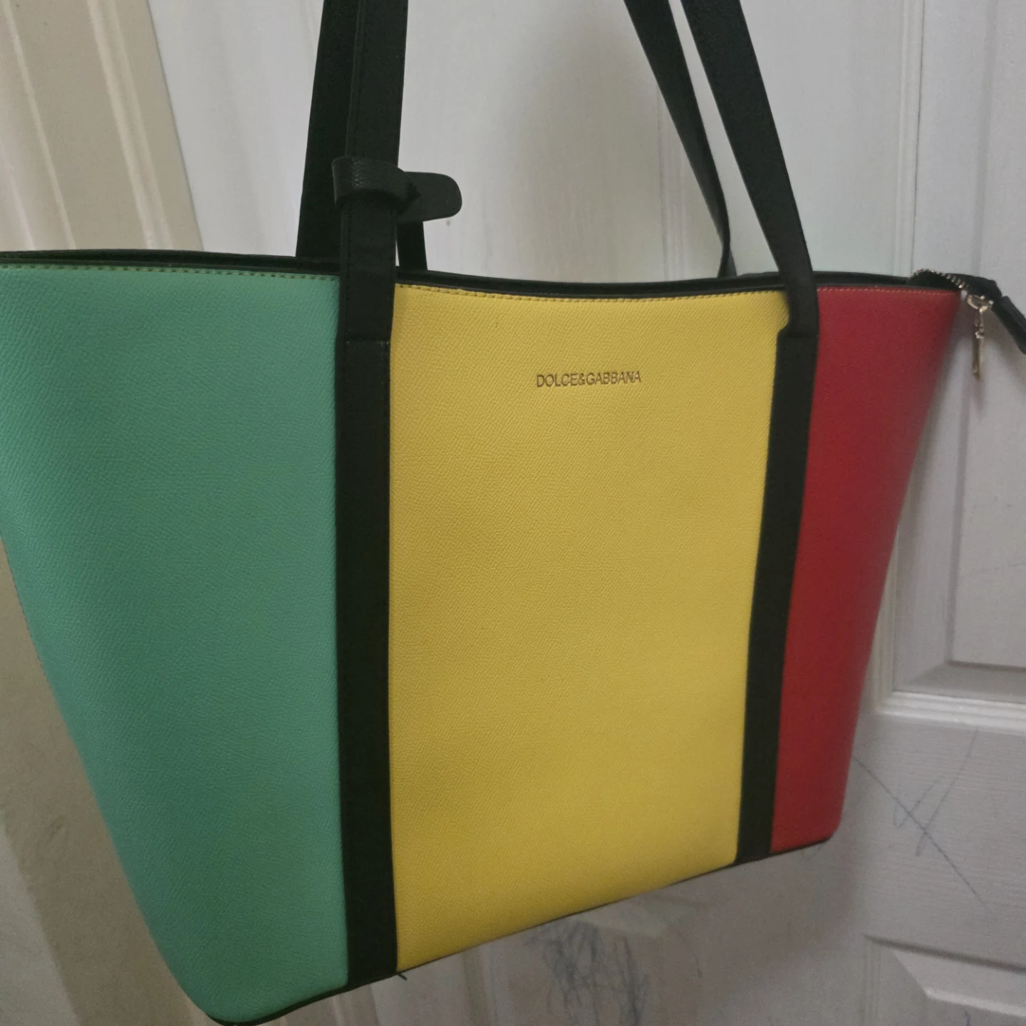 Dolce & Gabbana Colour Block Tote Bag