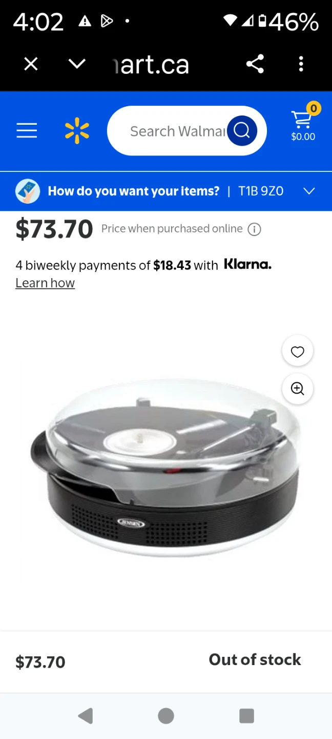 Jensen Turntable with Built-in Speaker