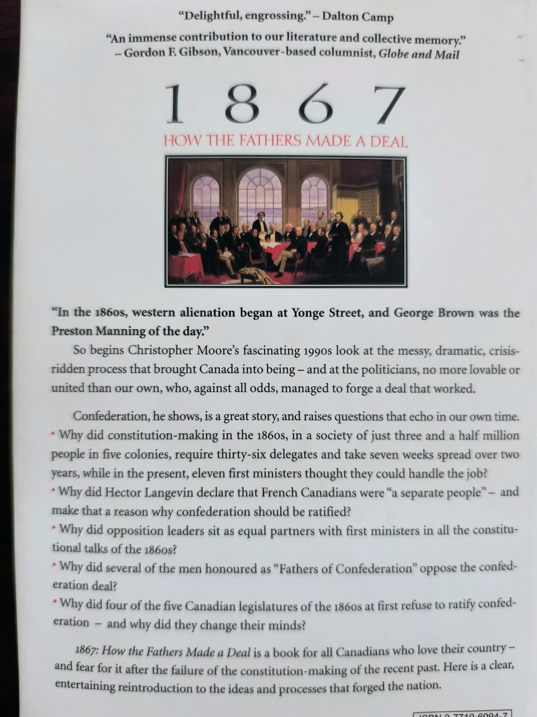 "How the Fathers Made a Deal"  Hardcover, like new - photo 2