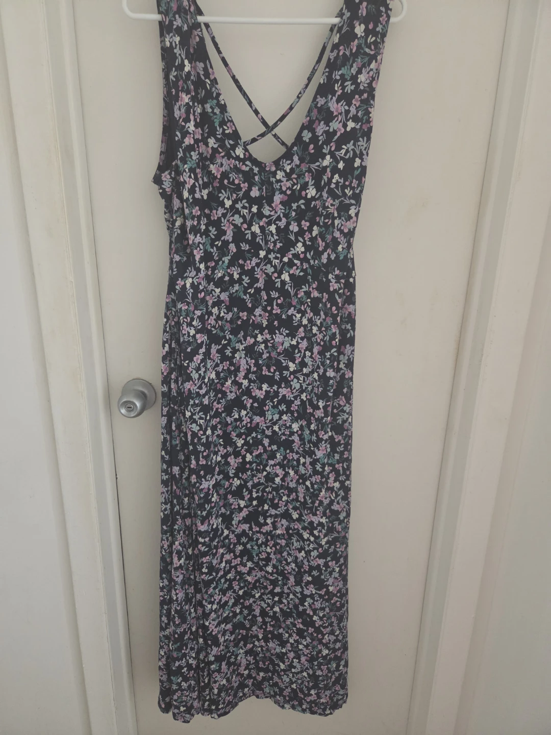 Penn. Penningtons Navy Maxi dress with floral pattern