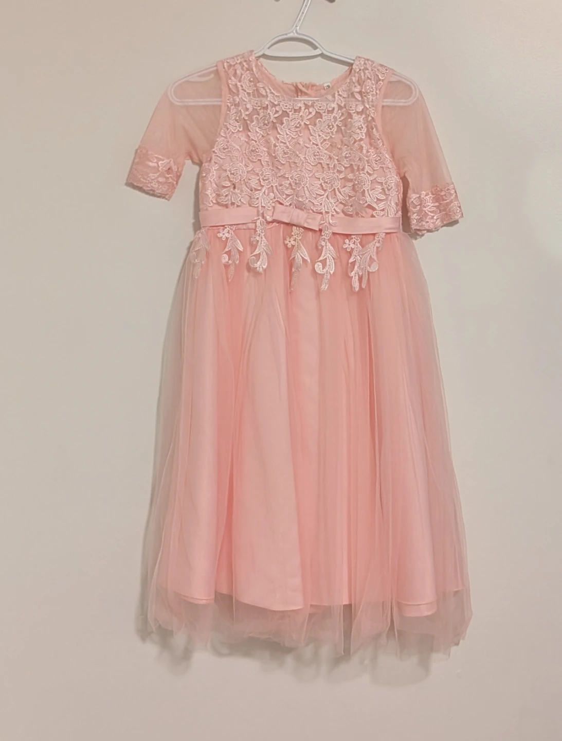 Girls Sparkly Tulle Dress - Navy Blue & pink - photo 2