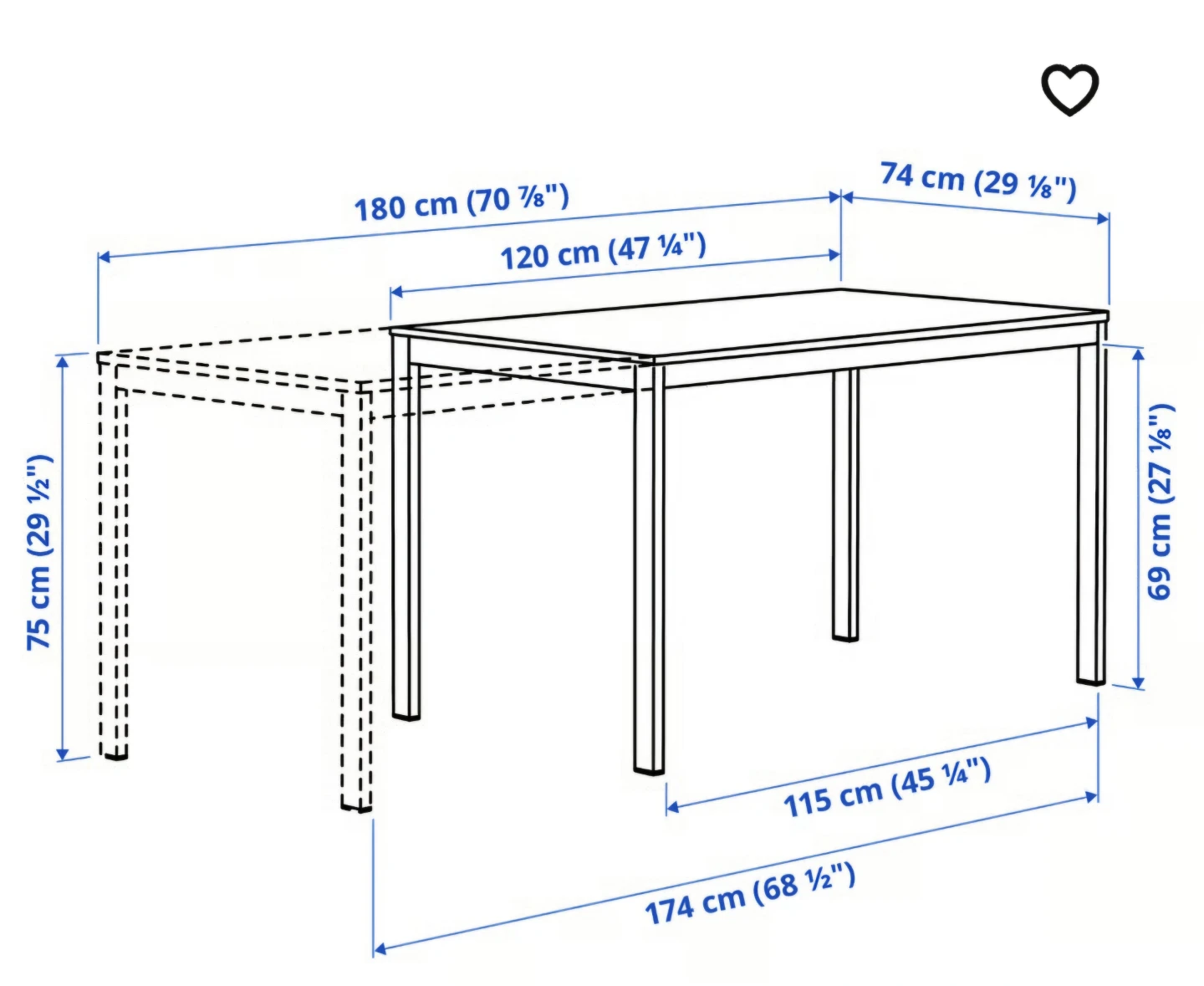 White Dining Table - photo 2
