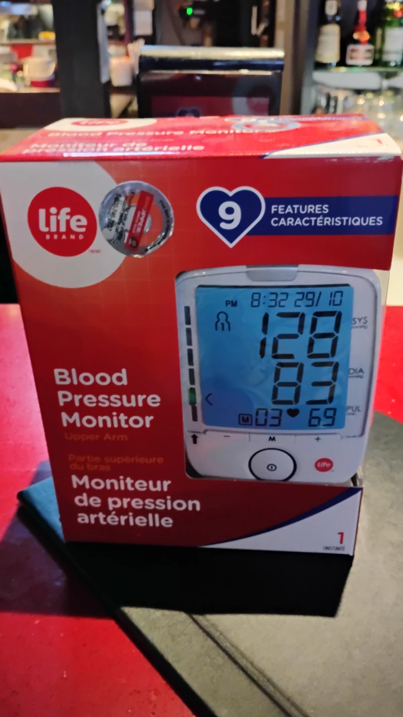 Life Brand Blood Pressure Monitor