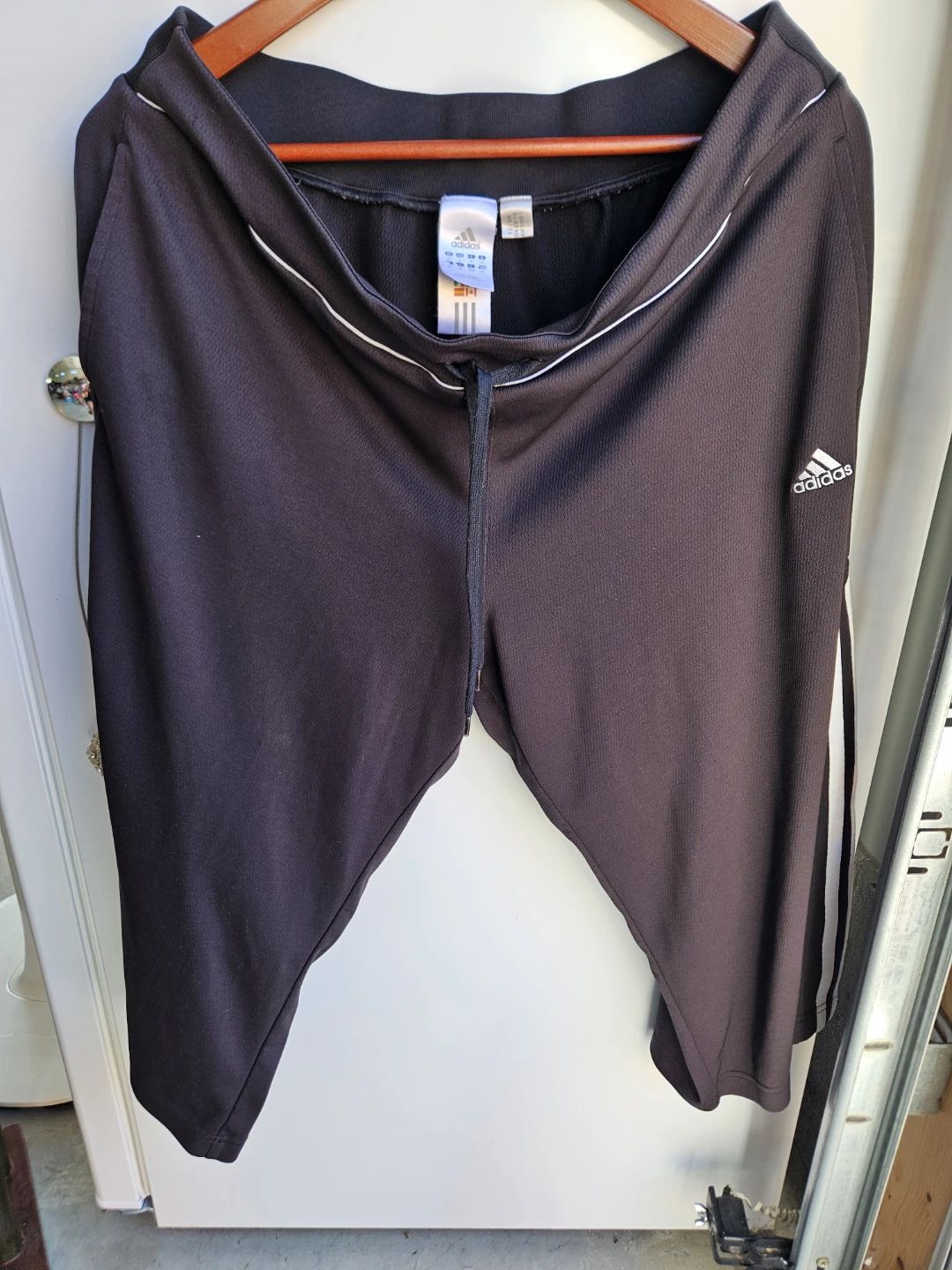 Adidas Black Track Pants, kids L