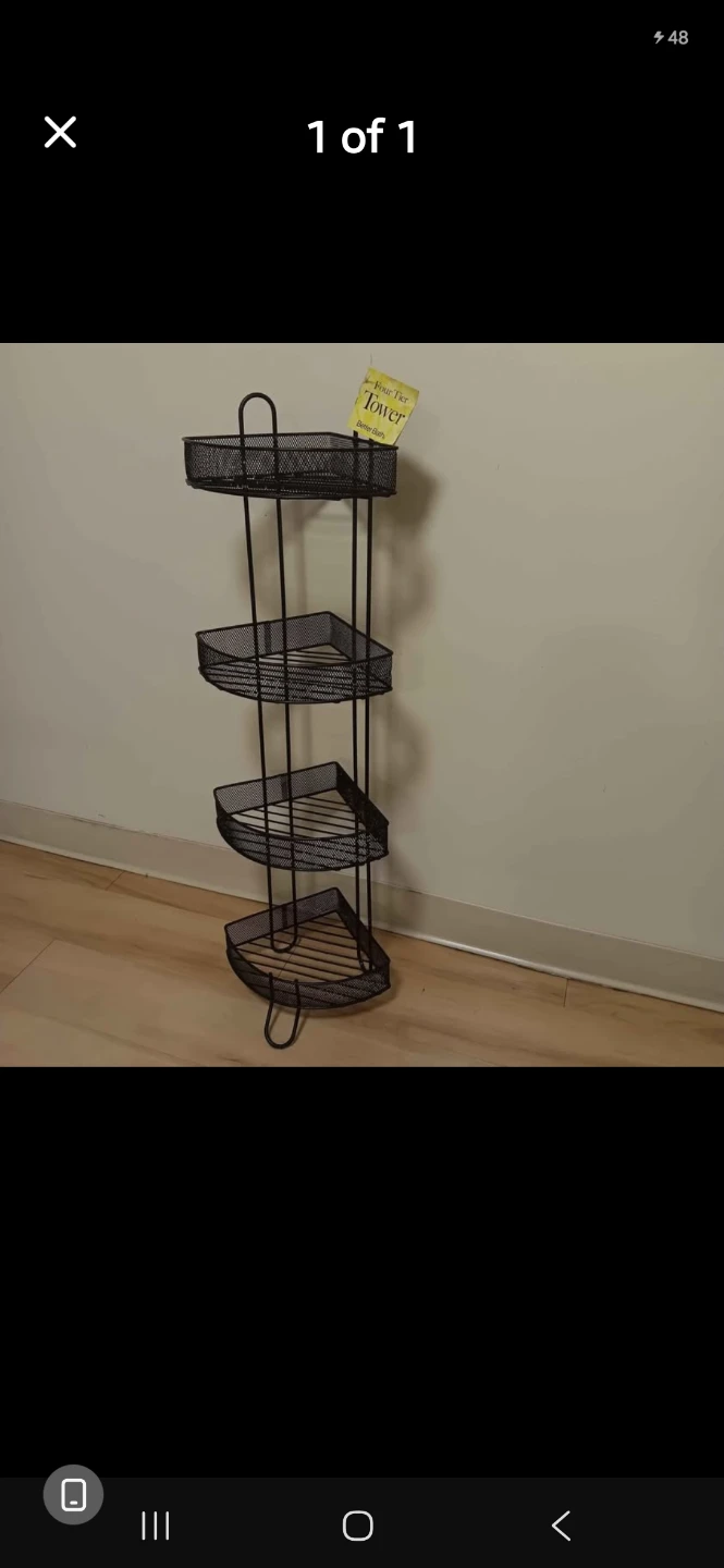 Better Bath Small Four Tier Corner Tower