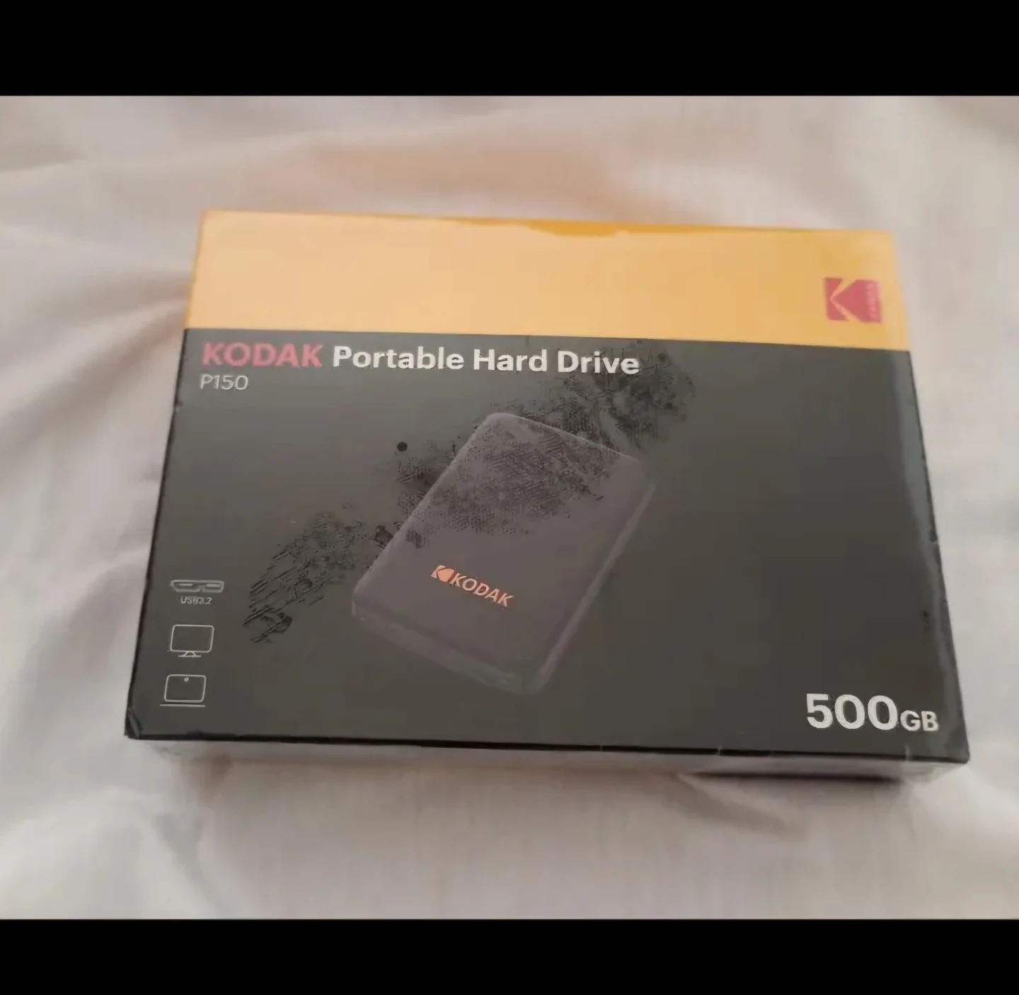Brand new Kodak 500GB Portable External Hard Drive