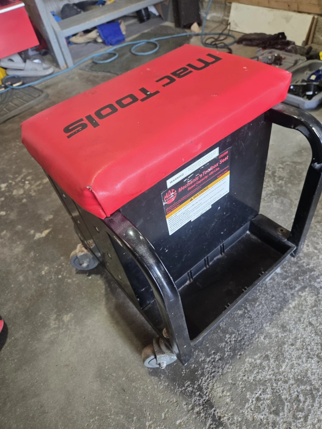 Mac Tools Mechanic's Toolbox Seat CR2500 - photo 4