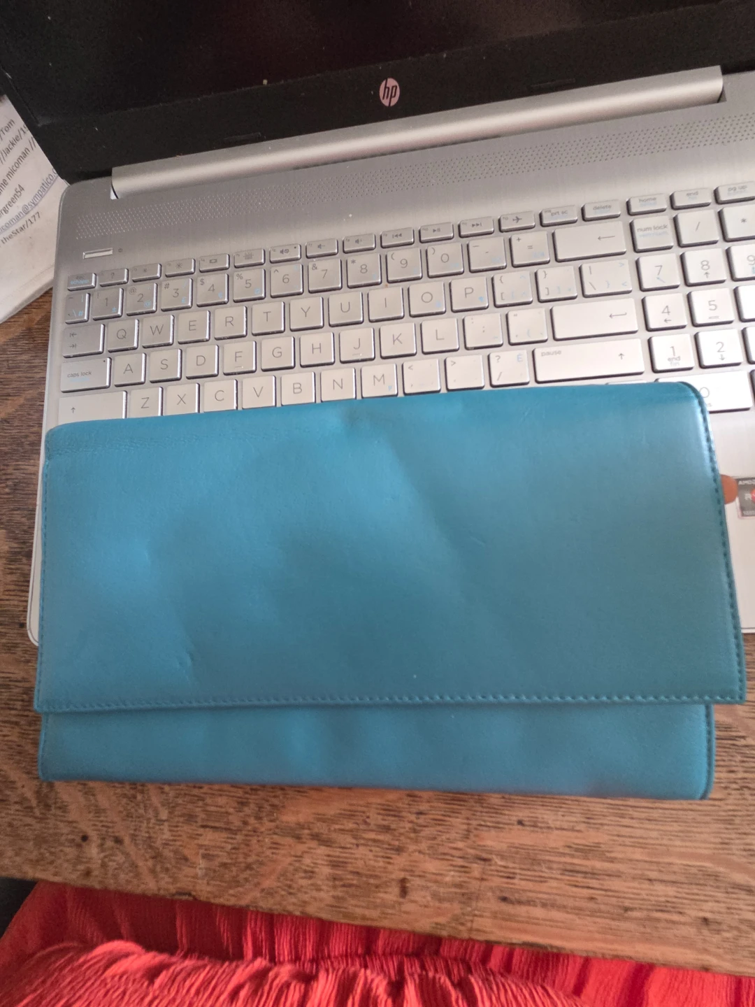 Leather travel organizer