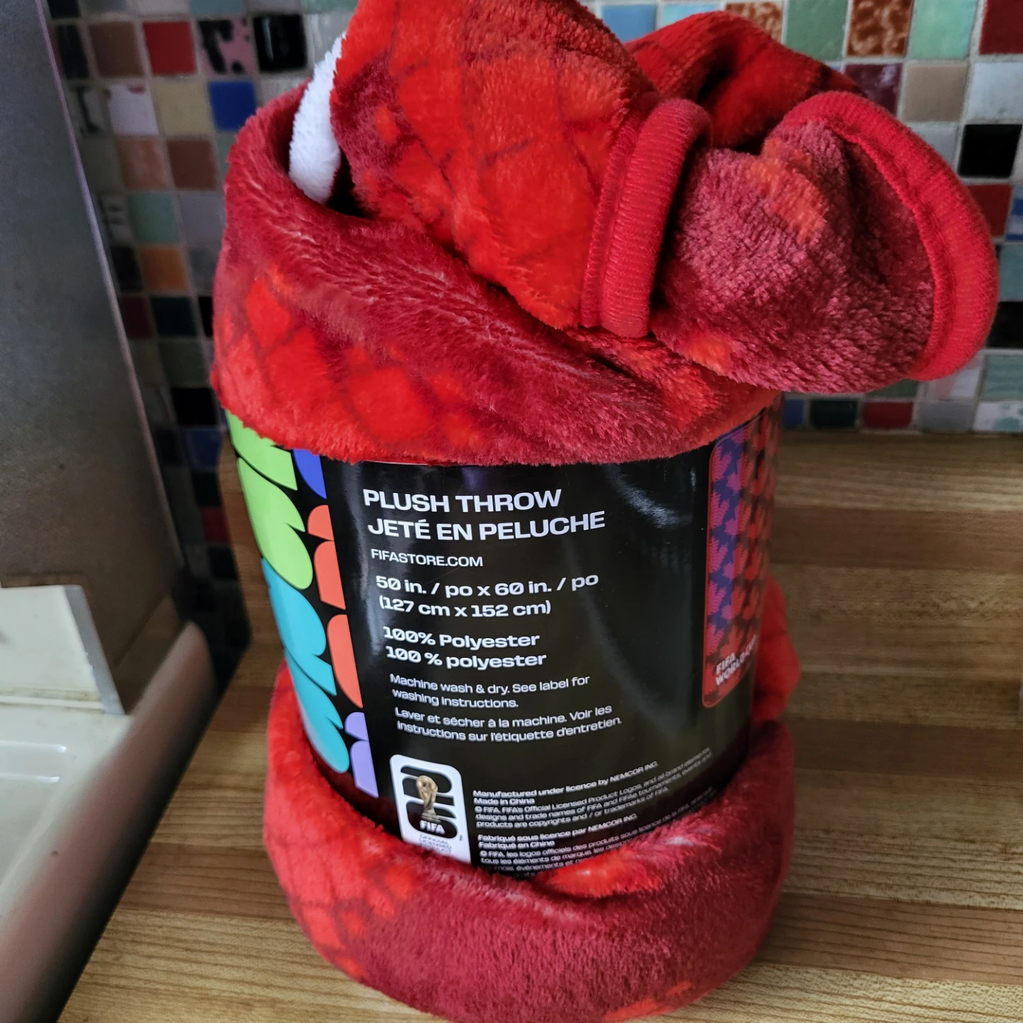 FIFA Plush Throw Blanket