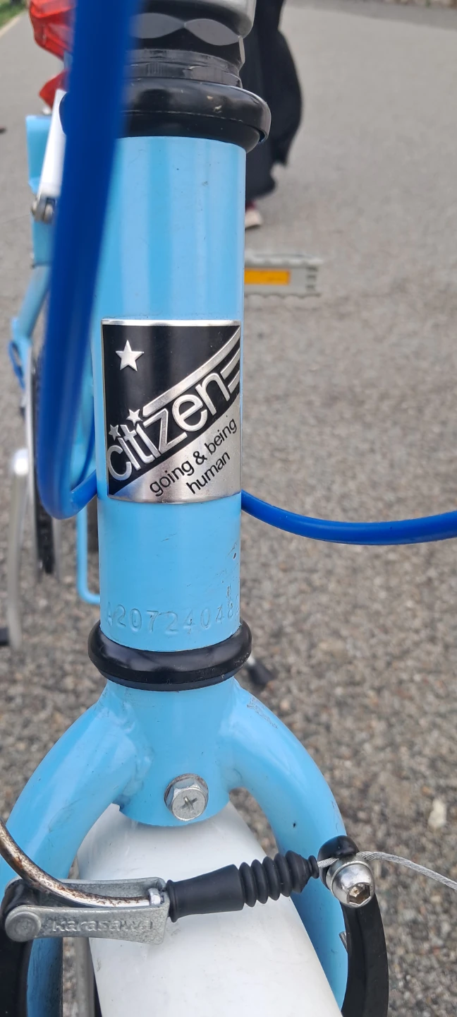 Blue Citizen Folding Bike