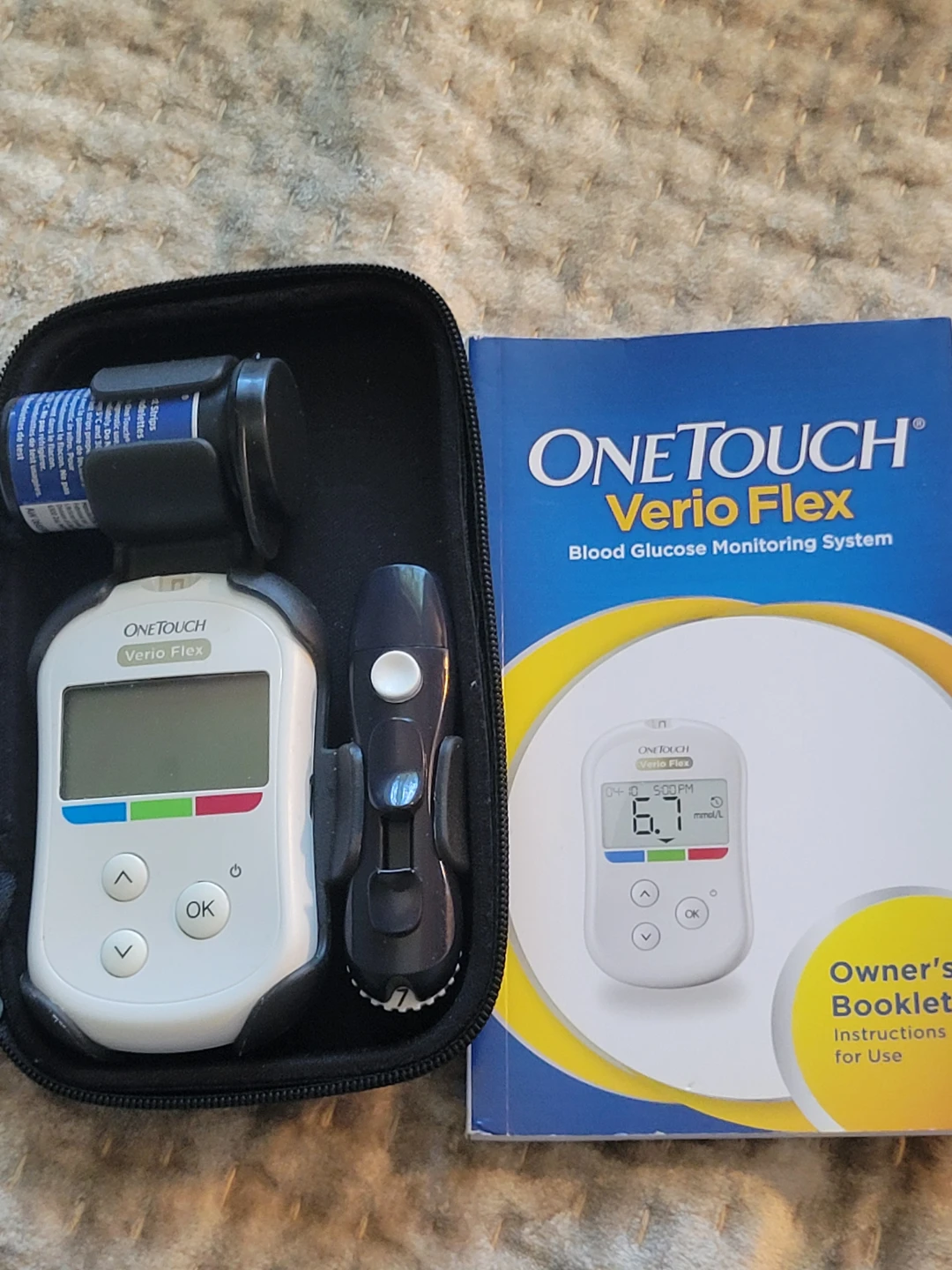 ONE TOUCH Verio Flex Blood Glucose Monitoring System Kit