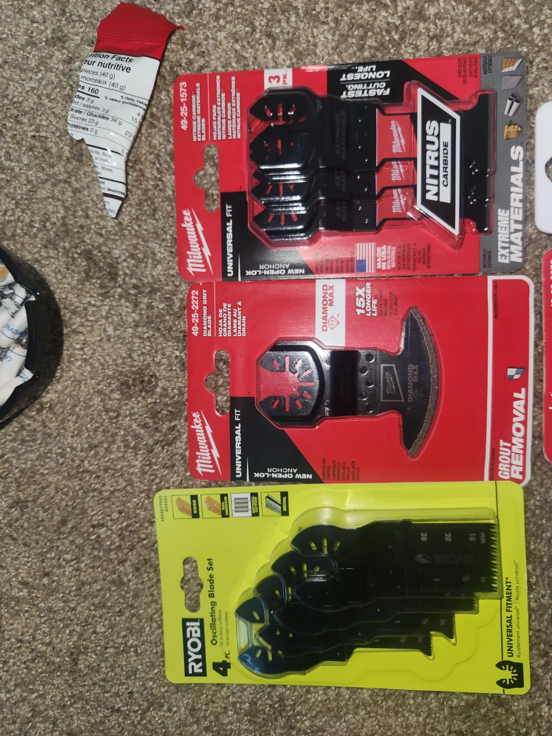 ⚽️Ryobi, Milwaukee, and Diablo Oscillating Tool Blade Set - photo 4