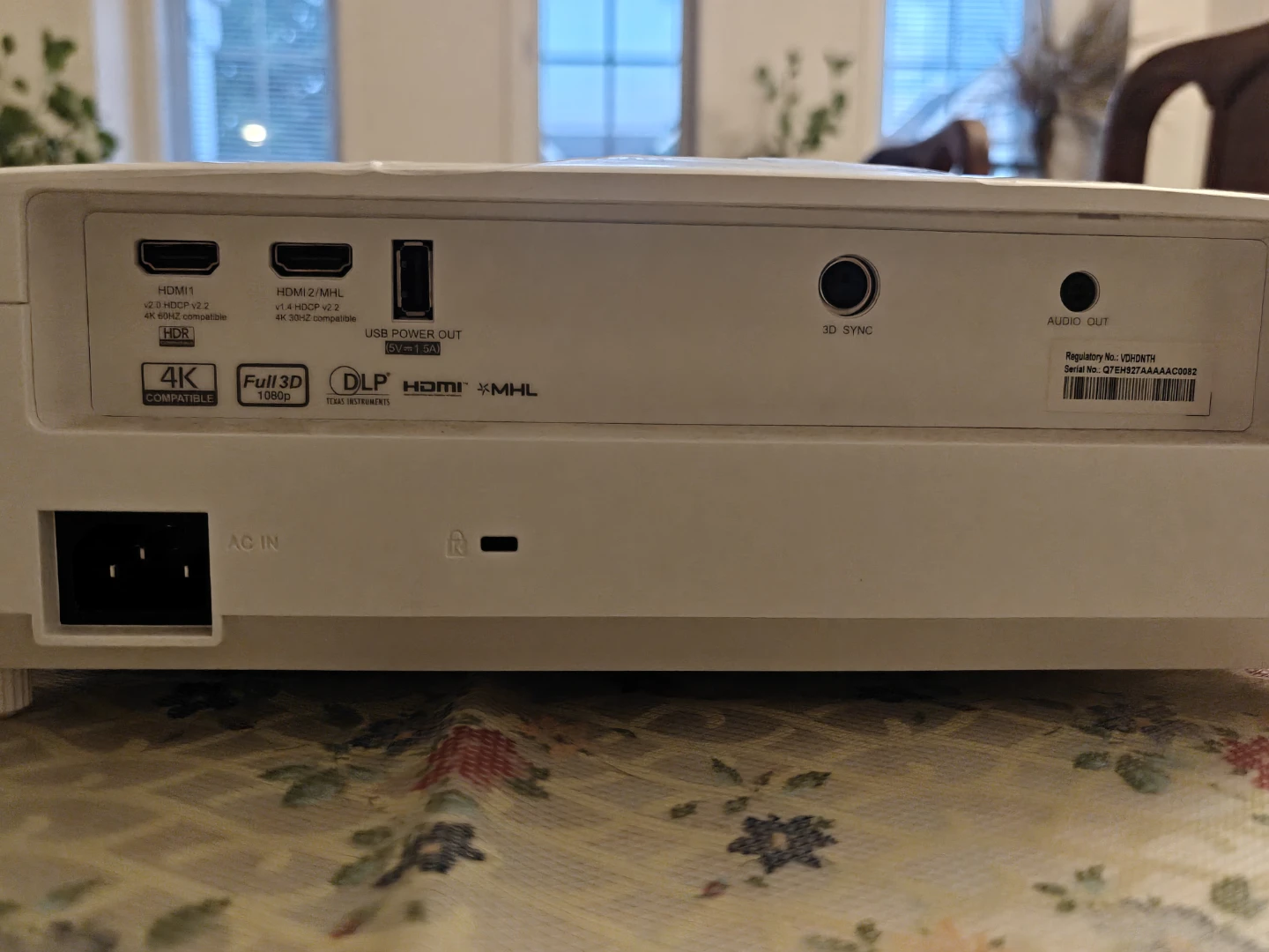 Optoma HD27HDR Home Cinema Projector - photo 3