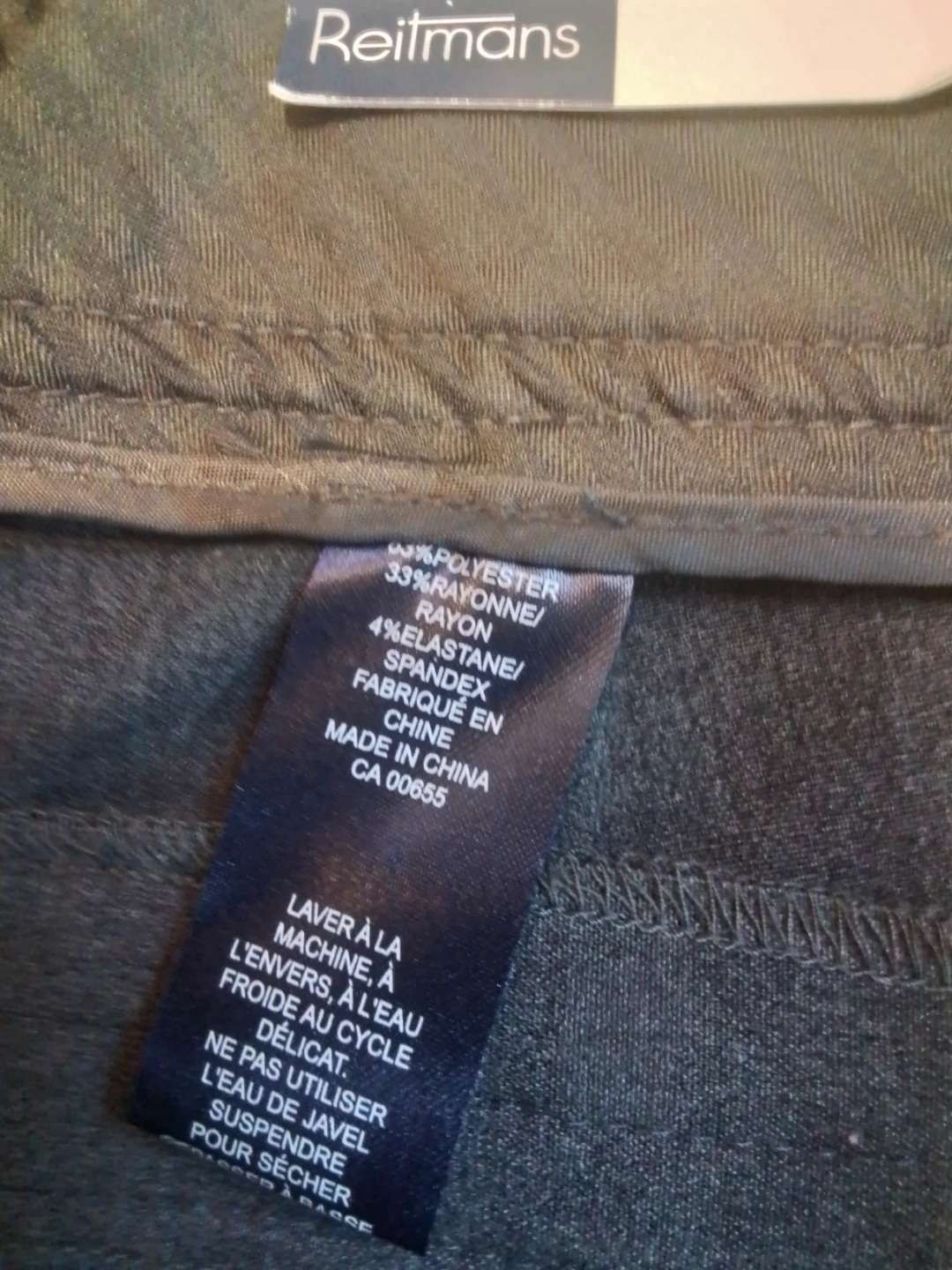 Reitmans Women's Grey Pants Size 14P - photo 5