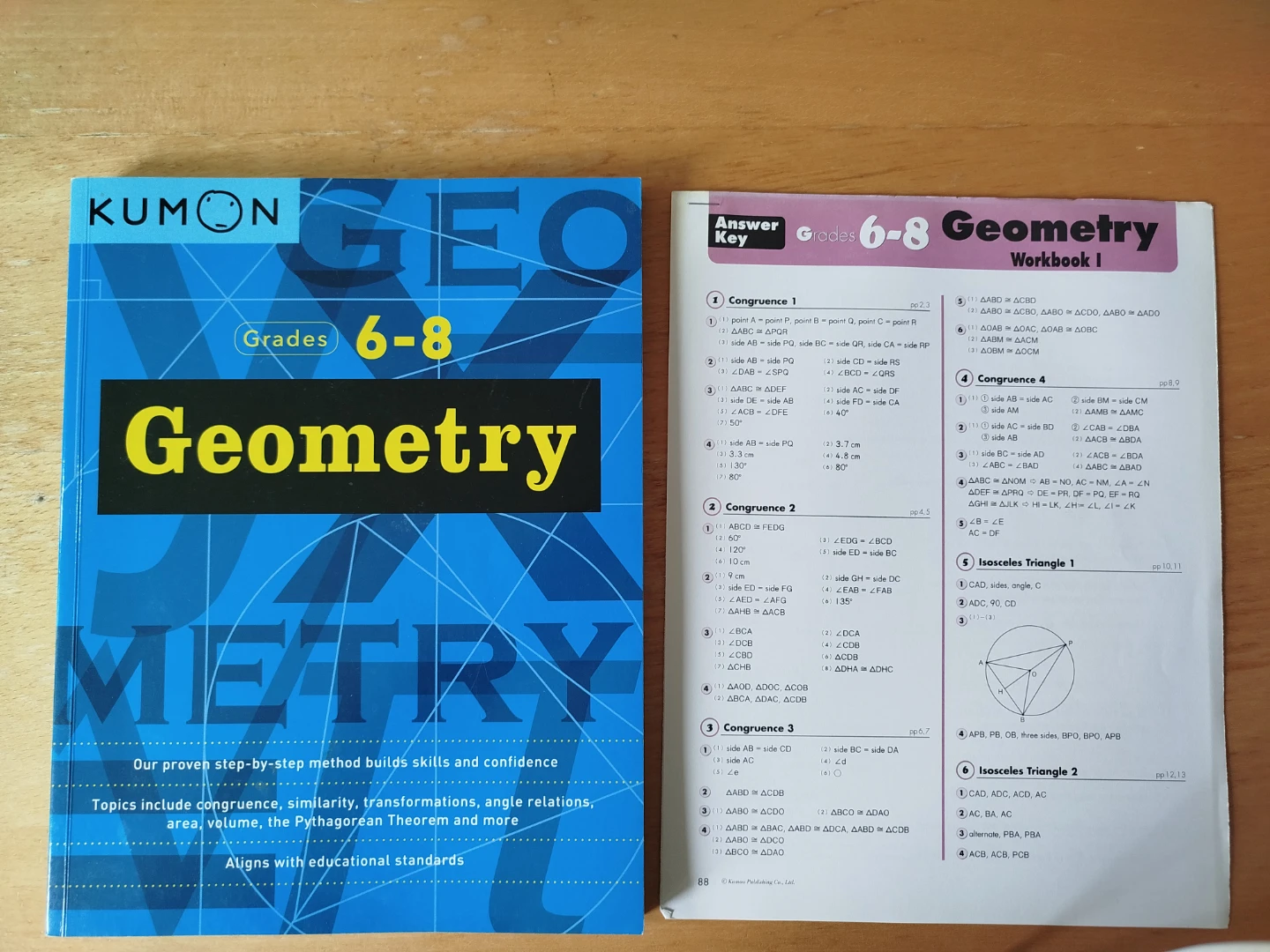 Kumon Geometry Workbook I Grades 6-8