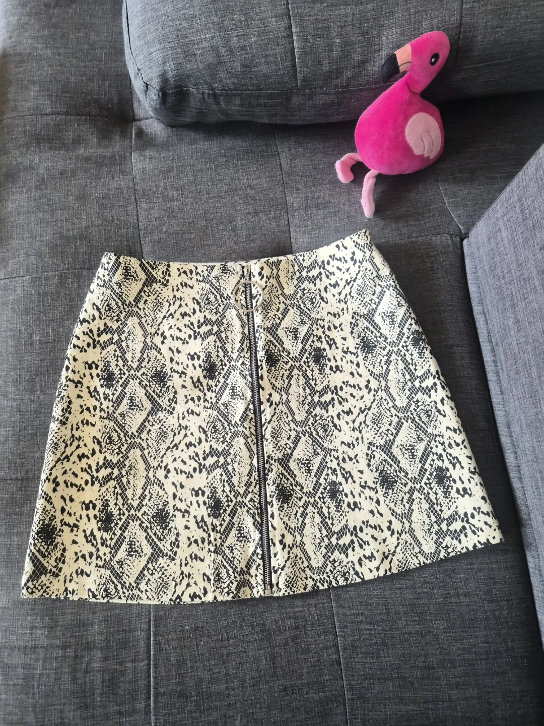 Sans Souci Snake Print Mini Skirt XS - photo 2