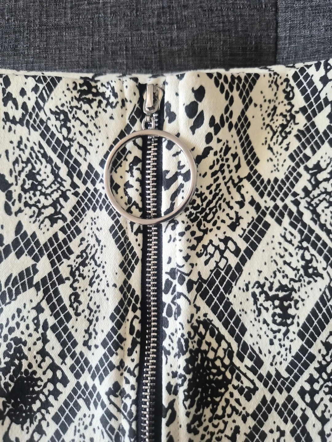 Sans Souci Snake Print Mini Skirt XS - photo 3