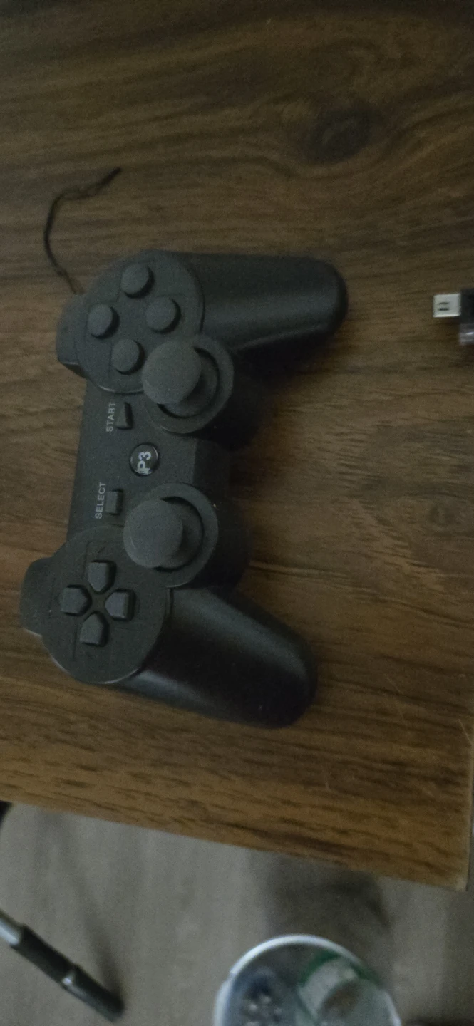 Black Wired Controller for PlayStation 3