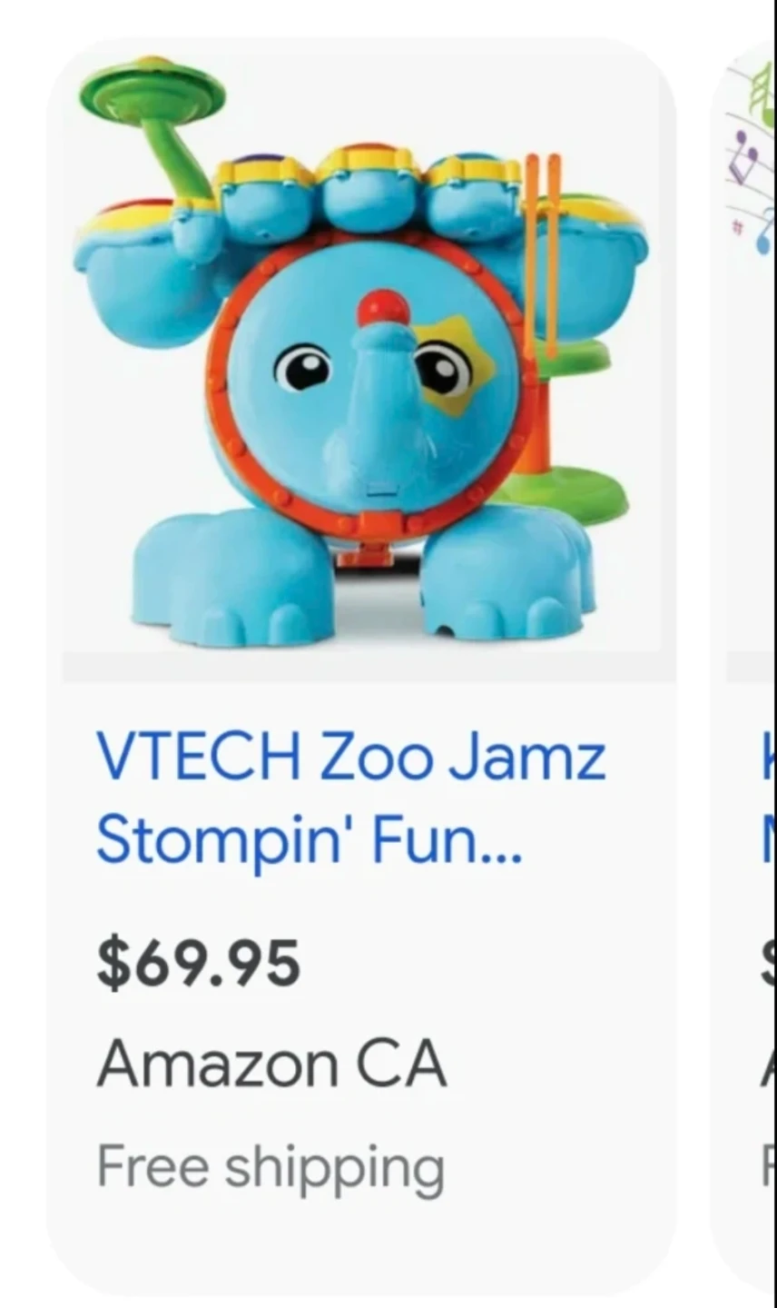 VTech Zoo Jamz Stompin' Fun Drum Set - photo 4