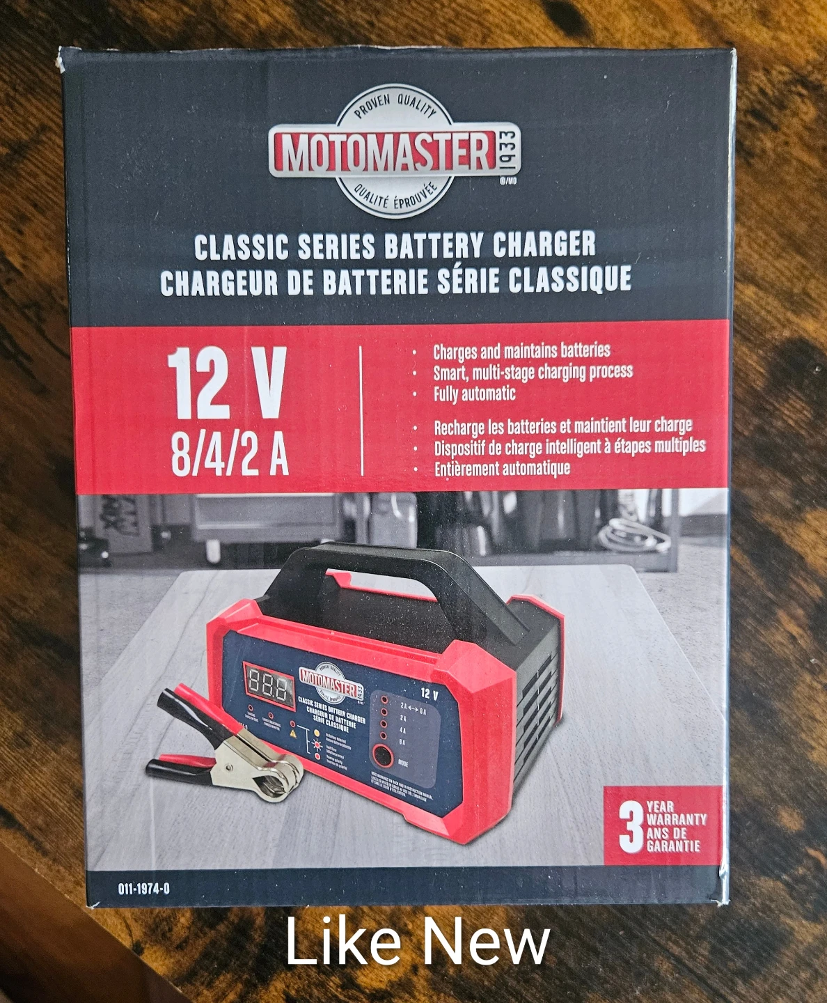 Motomaster Classic Series 12V Battery Charger