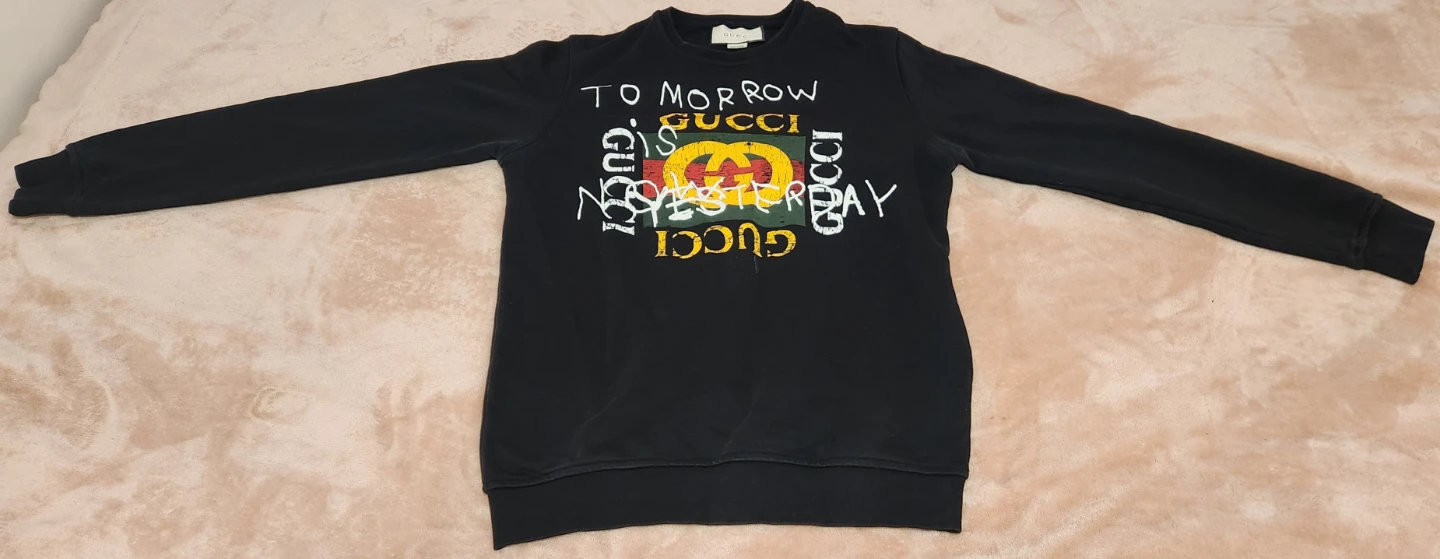 Gucci x Coco Capitán "Tomorrow is Now Yesterday" Sweatshirt