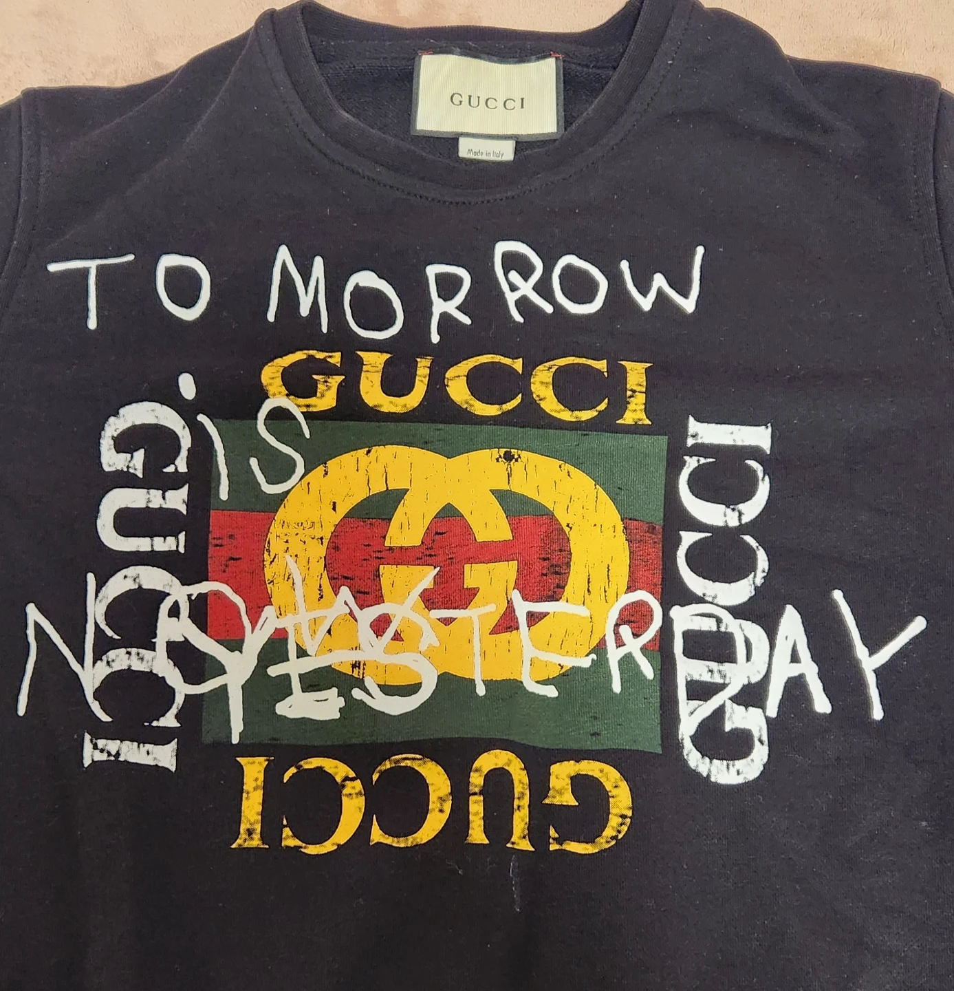 Gucci x Coco Capitán "Tomorrow is Now Yesterday" Sweatshirt - photo 2