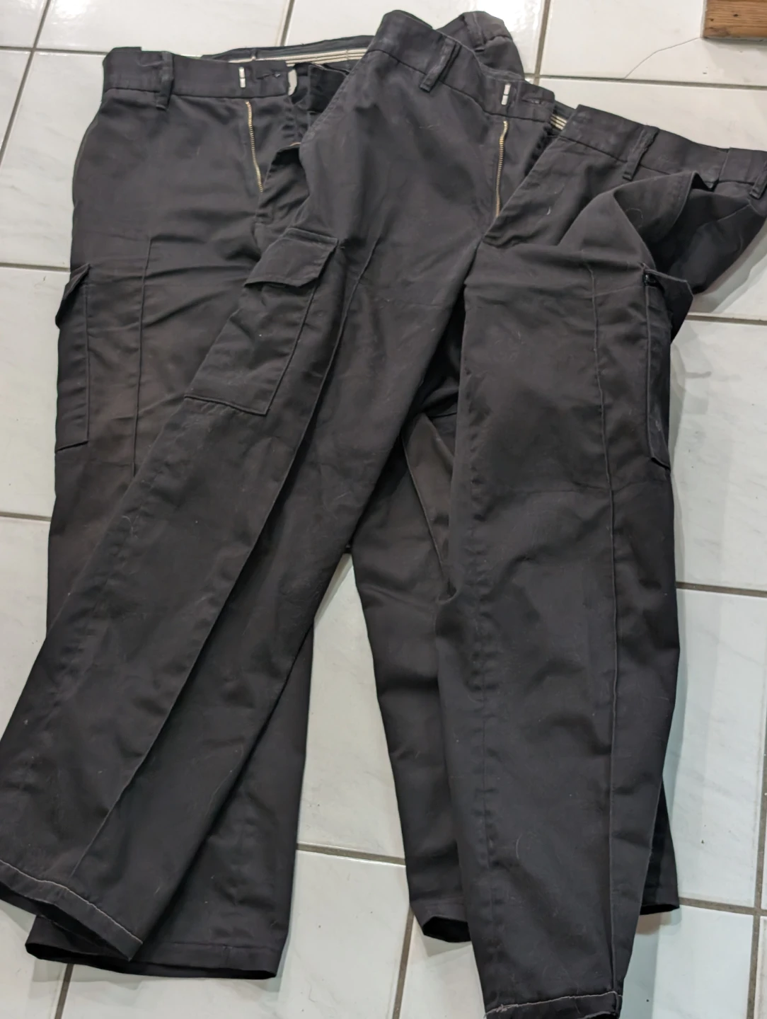 PROACTION Uniforms Black Cargo Pants