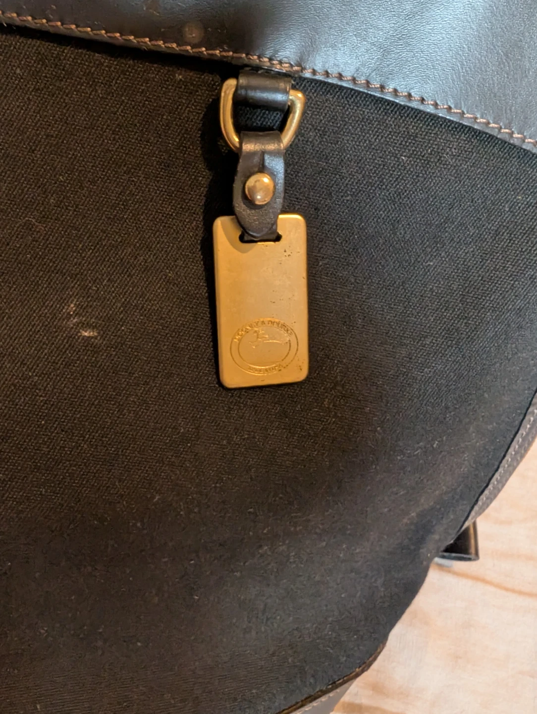 Dooney & Bourke Black Leather & Canvas Weekender Bag - photo 3