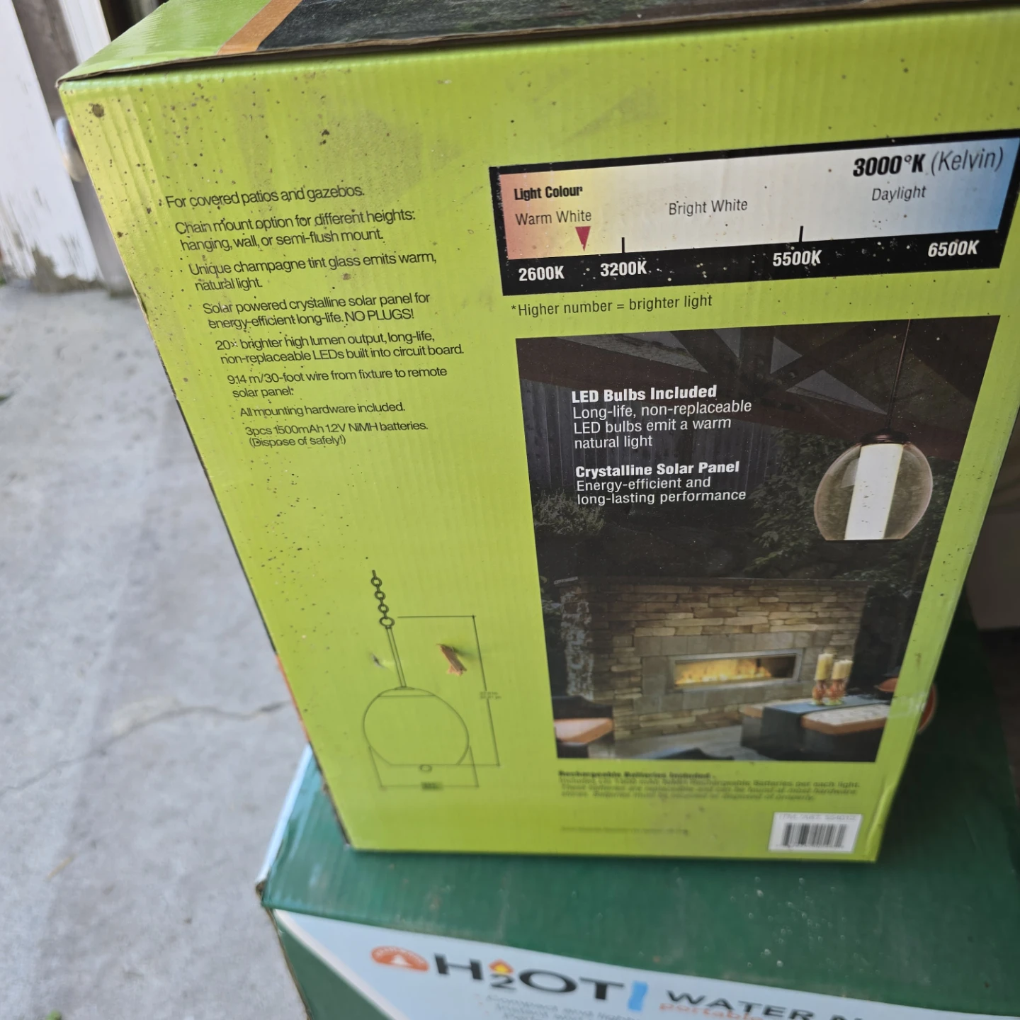 Solar Gazebo Patio Light