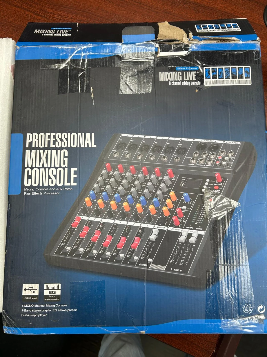 Professional Mixing Console 8 Channel
