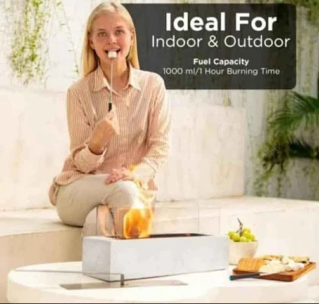 Tabletop Fire Pit Smores Maker Kit Indoor & Outdoor with ...