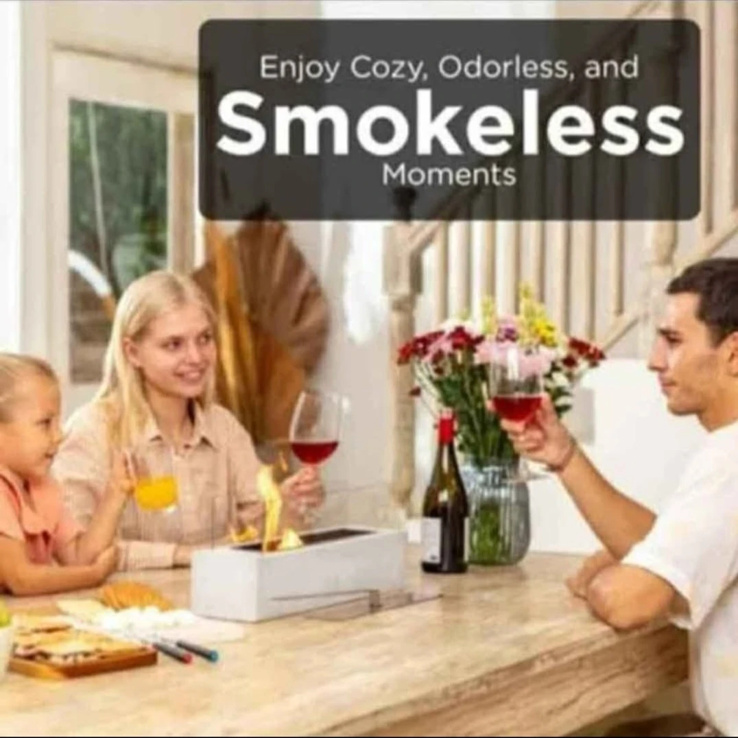 Tabletop Fire Pit Smores Maker Kit Indoor & Outdoor with ... - photo 2