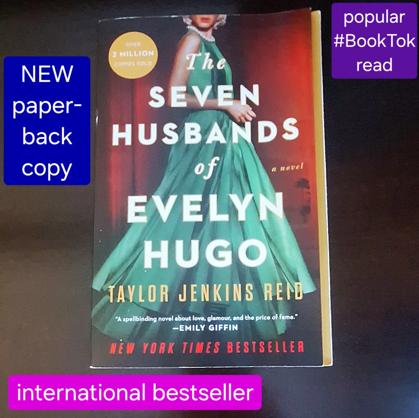 7 Husbands of Evelyn Hugo - NEW paperback book