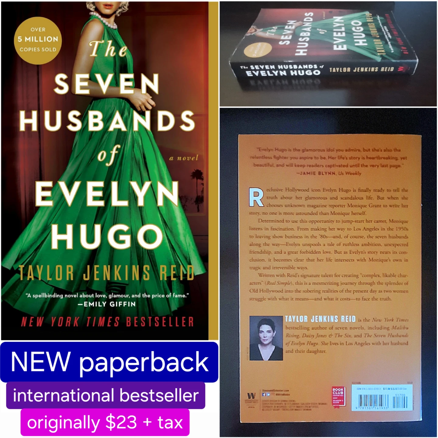 7 Husbands of Evelyn Hugo - NEW paperback book - photo 3