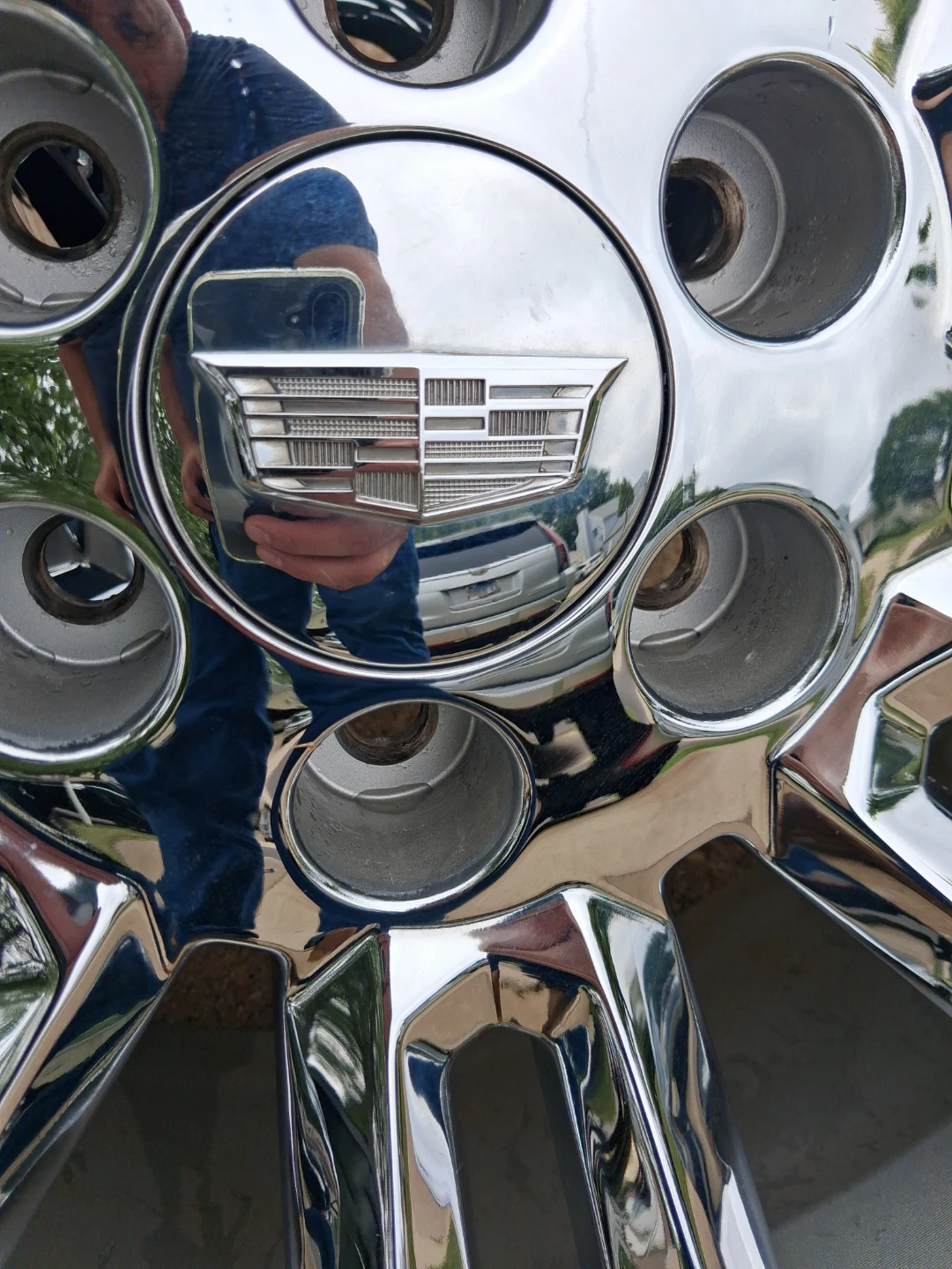 Cadillac Escalade Chrome Wheels and Tires Set - photo 4
