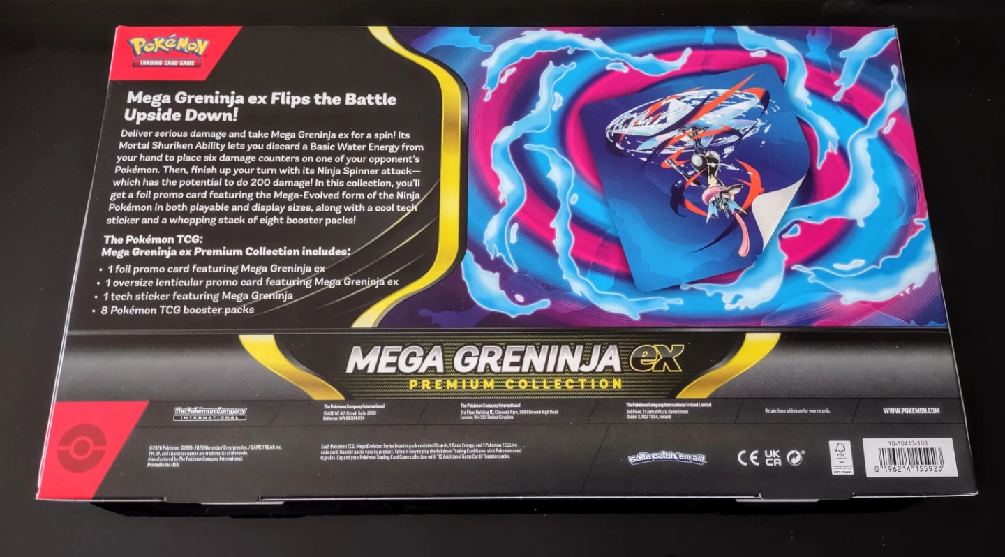 Pokemon Mega Greninja EX Premium Collection Box - photo 2