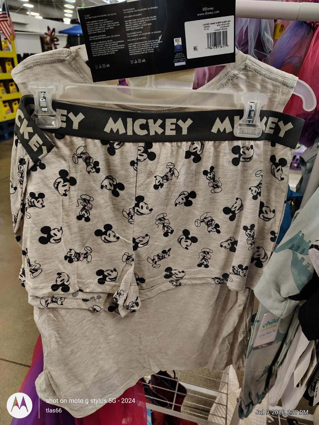 Disney Mickey Mouse 3-Piece Pajama Set - photo 3