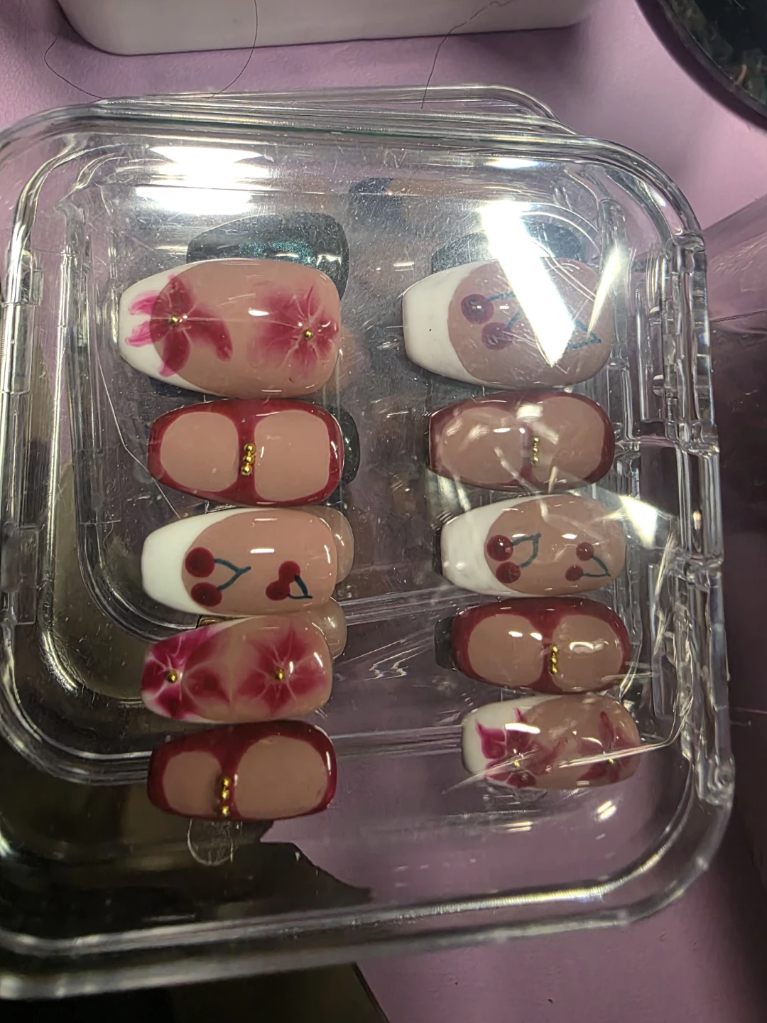 Custom hand made press ons - photo 4