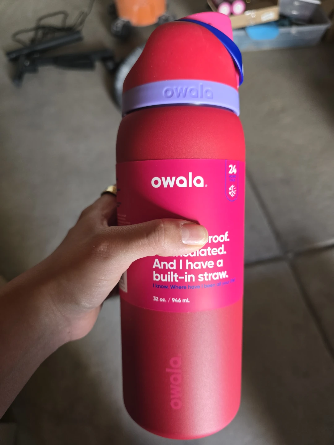 Owala FreeSip Water Bottle - Red