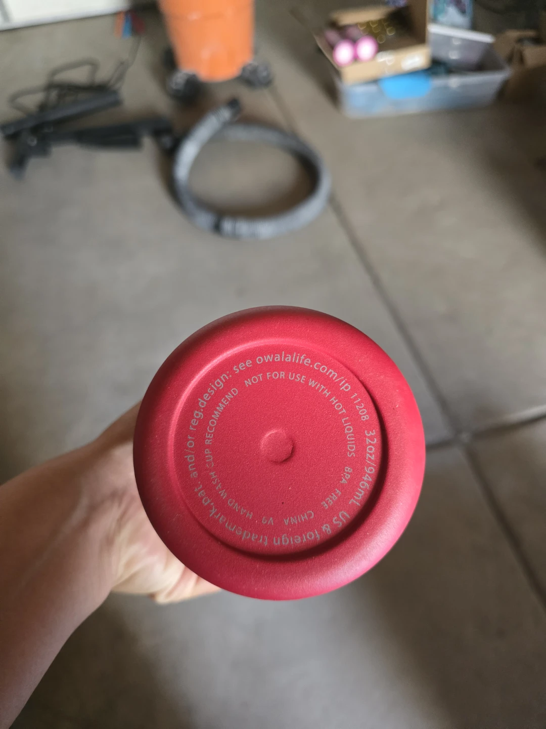Owala FreeSip Water Bottle - Red - photo 3